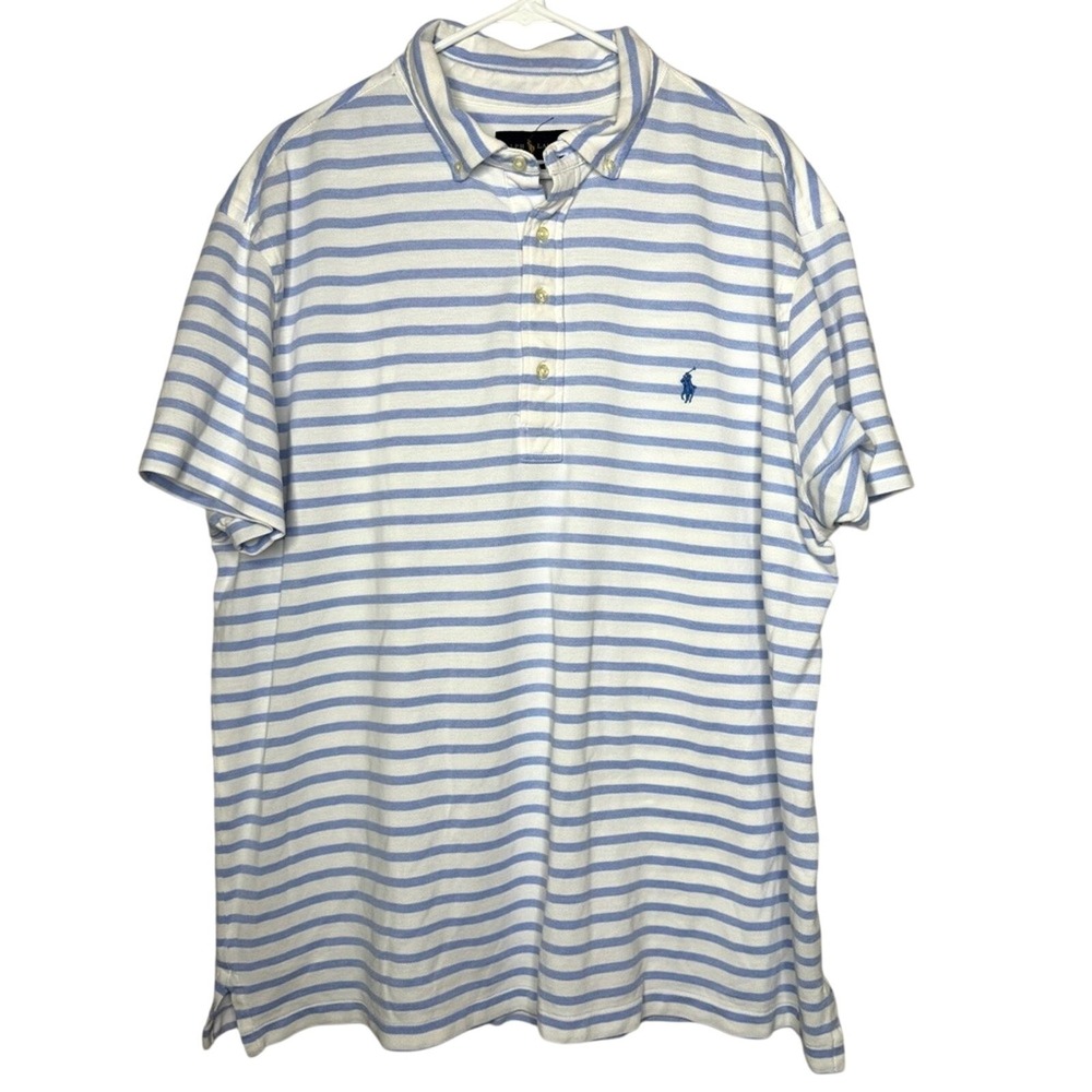 Ralph Lauren Men Oxford Cotton Short Sleeve Polo Shirt Golf Preppy‎ Old Money